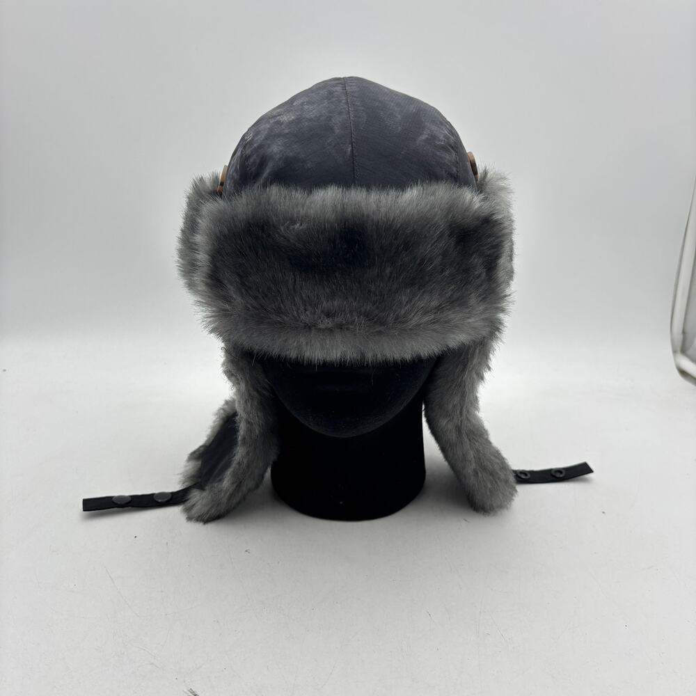 Ruben Nylon Mixfur Flight Cap Trapper Hat 58.5cm Gorpcore Japanese Streetwear